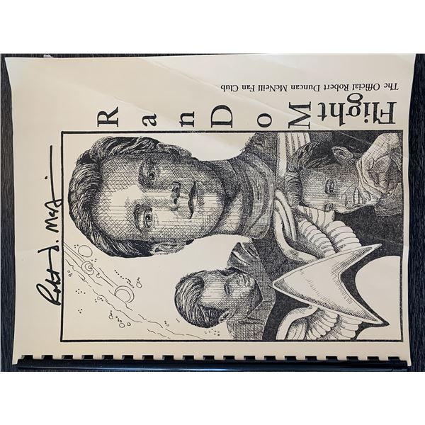 Random Flight membership packet signed by Robert Duncan McNeill