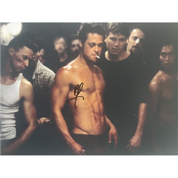 Fight Club Brad Pitt signed photo