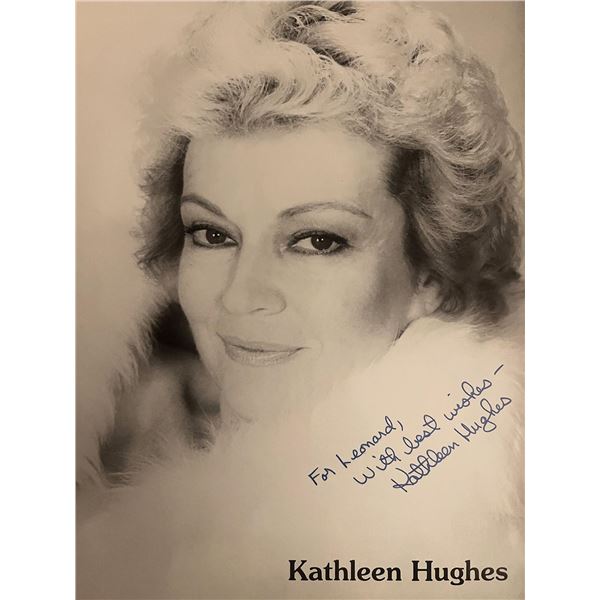 Kathleen Hughes signed photo