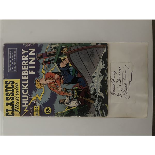 Mark Twain original signature