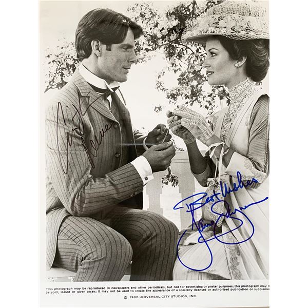 Somewhere in Time Christopher Reeve and Jane Seymour signed movie photo