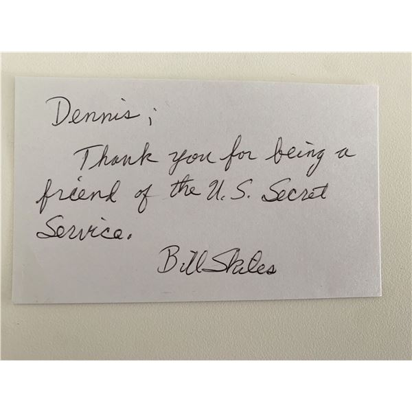 Author Bill Skiles original signature