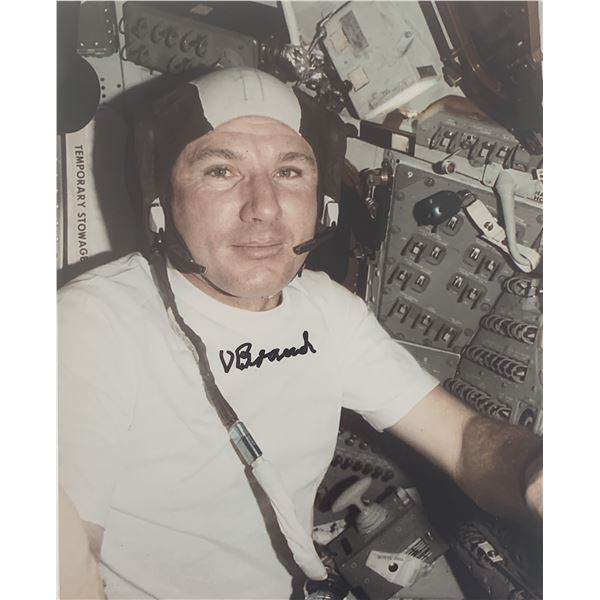 NASA Vance Brand signed photo