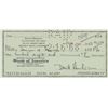 Image 1 : David Hedison signed check