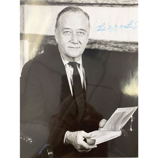 Charles Mathias signed photo