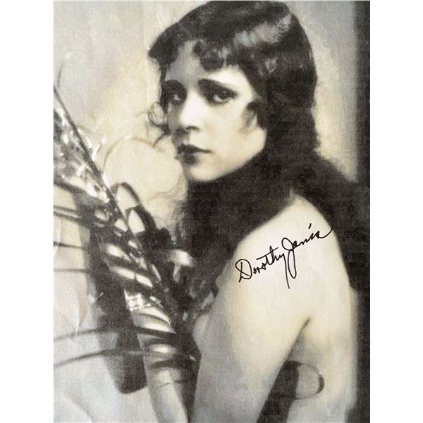 Dorothy Janis signed page