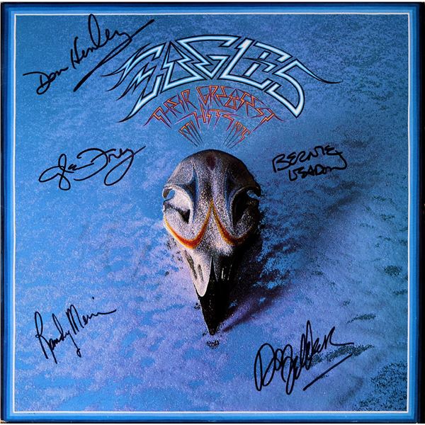 Eagles Their Greatest Hits 1971-1975 signed album
