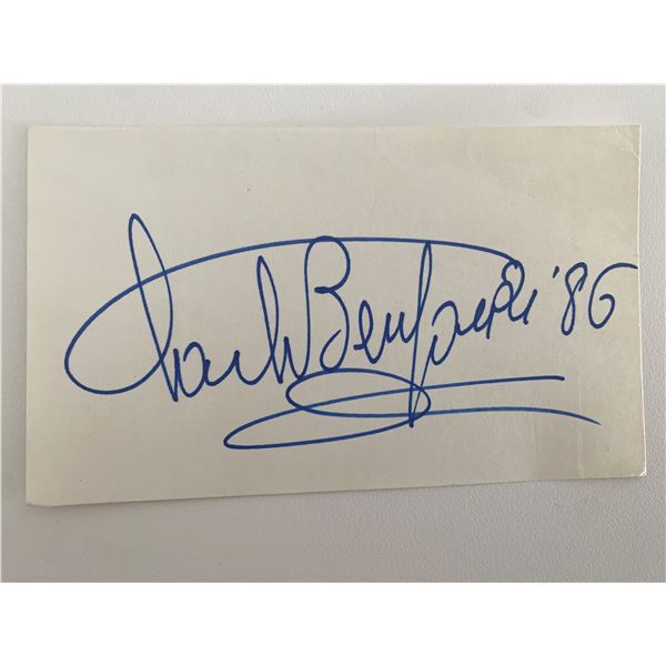 Opera Star Carlo Bergonzi original signature