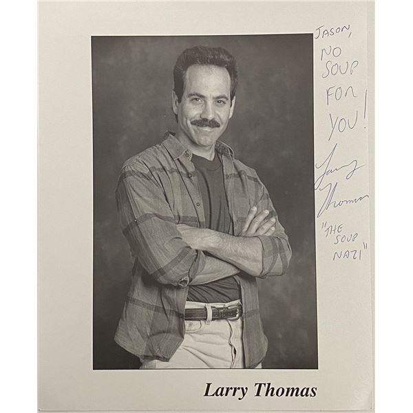 Seinfeld Soup Nazi Larry Thomas signed photo