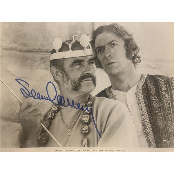 The Man Who Would Be King Sean Connery signed movie photo