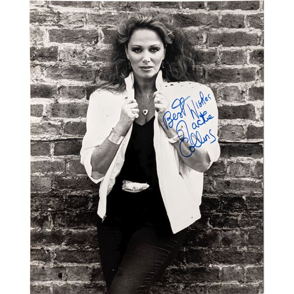 Jackie Collins signed photo