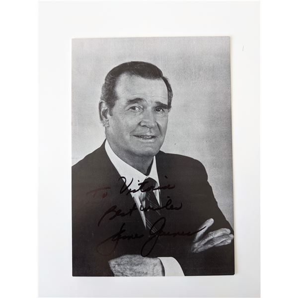 James Garner signed photo