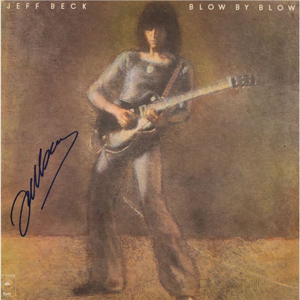 Jeff Beck signed Blow By Blow album
