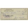 Image 1 : Joan Hunter signed check