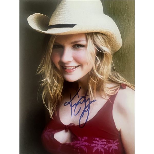 Actress Kirsten Dunst signed photo