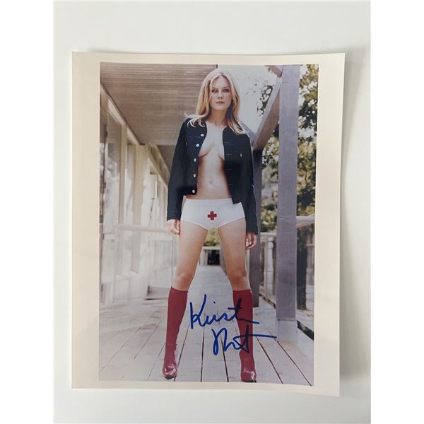 Actress Kirsten Dunst signed photo