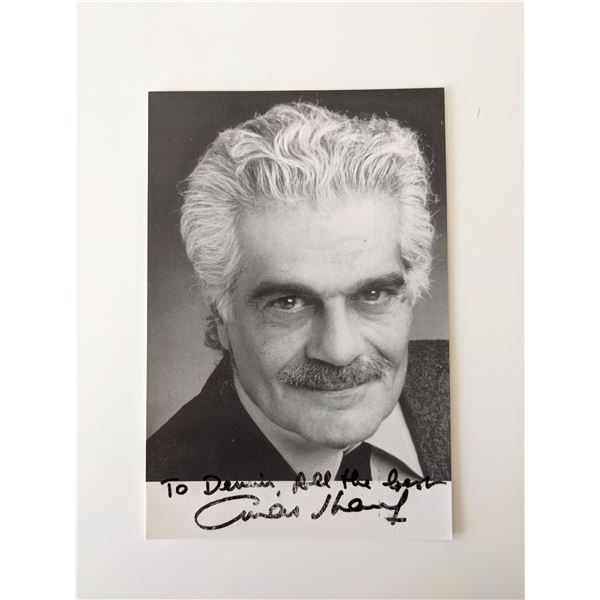 DOCTOR ZHIVAGO Omar Sharif signed photo