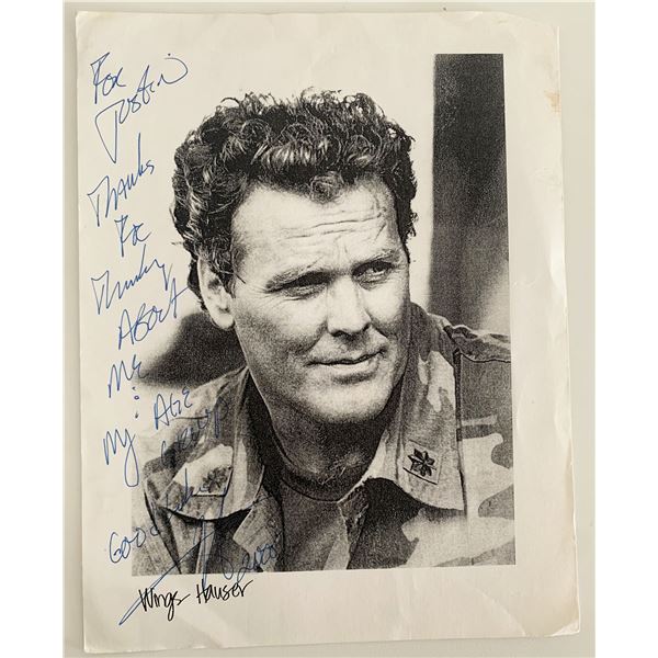 Wings Houser Signed Photo