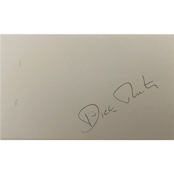 Recipient of Purple Heart Medal Dick Rutan original signature
