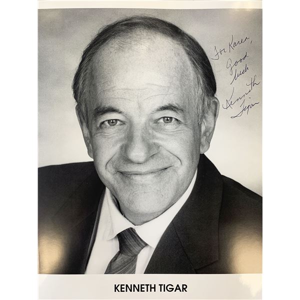 Kenneth Tigar signed photo