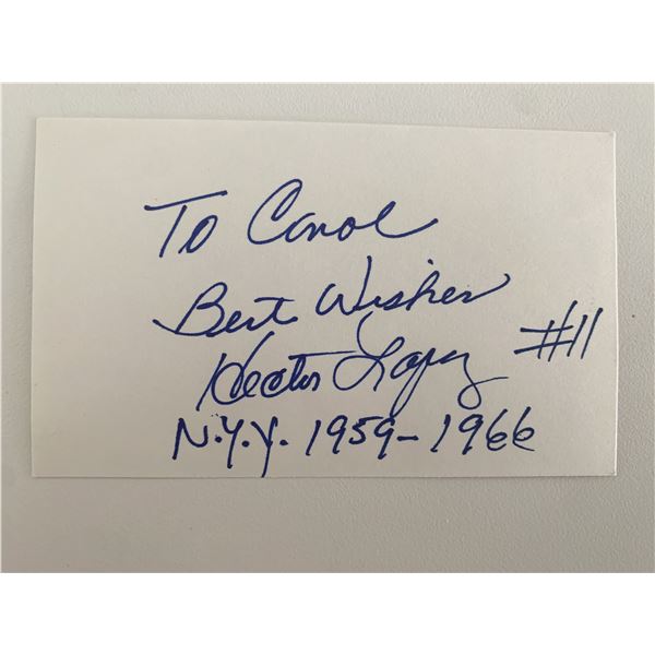 Hector Lopez original signature