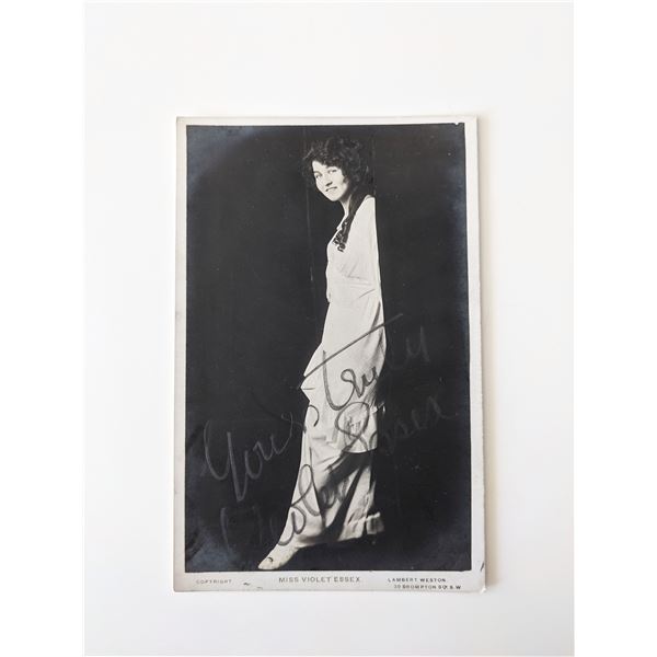 Violet Essex signed photo