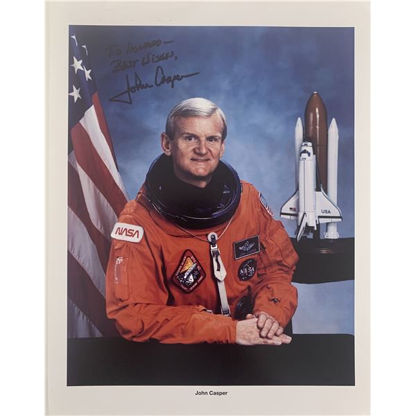 Astronaut John Casper signed photo