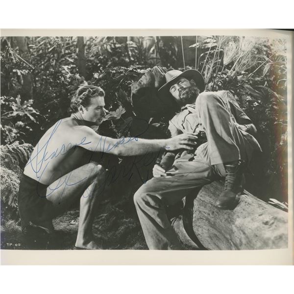 Tarzan Lex Barker signed movie photo