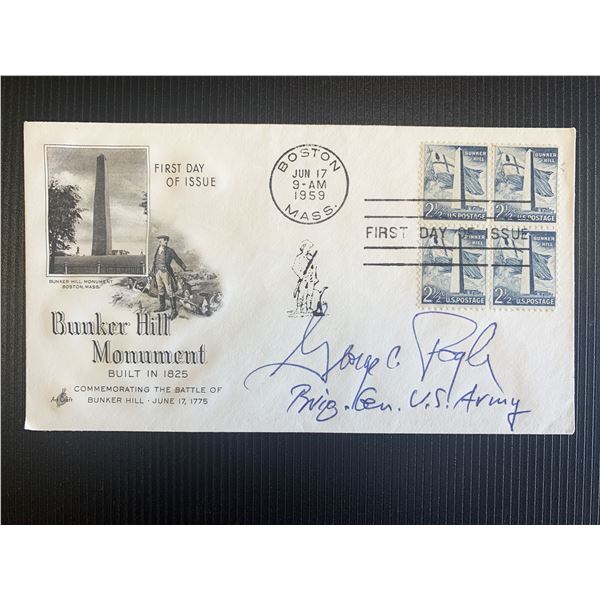 George C Fogle signed first day cover