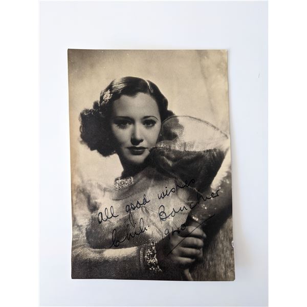 Chili Bouchier signed photo