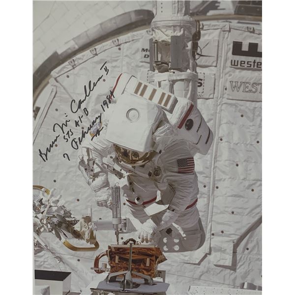 Astronaut Bruce McCandless II signed photo
