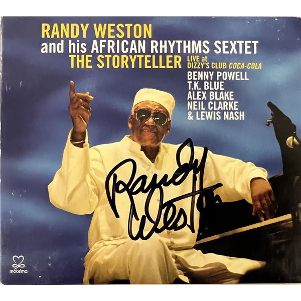 Randy Weston The Storyteller signed CD