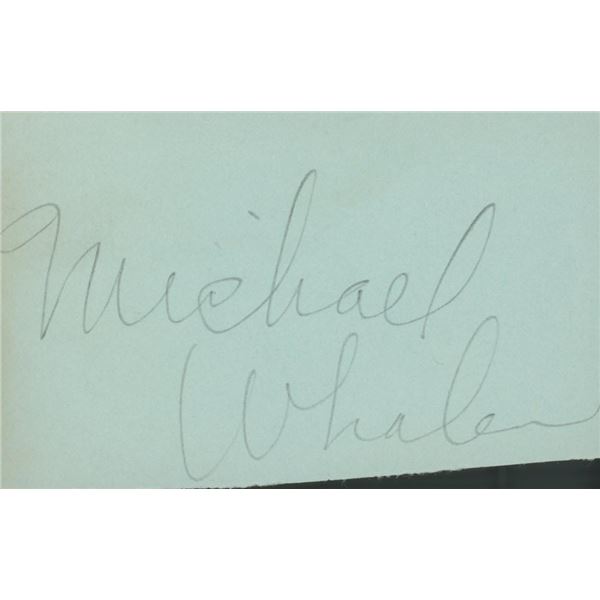 Michael Whalen signature cut
