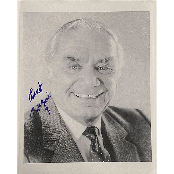 Ernest Borgnine signed photo