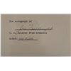 Image 1 : Senator J.W. Fulbright signed insert card