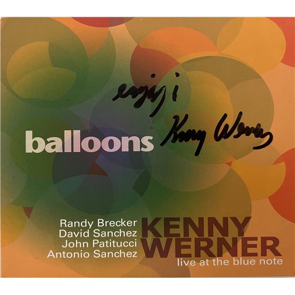 Kenny Werner Balloons signed CD