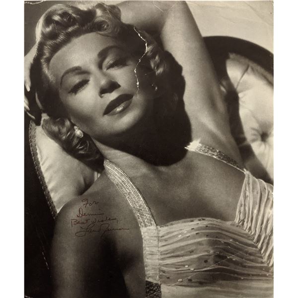 Lana Turner Signed Photo