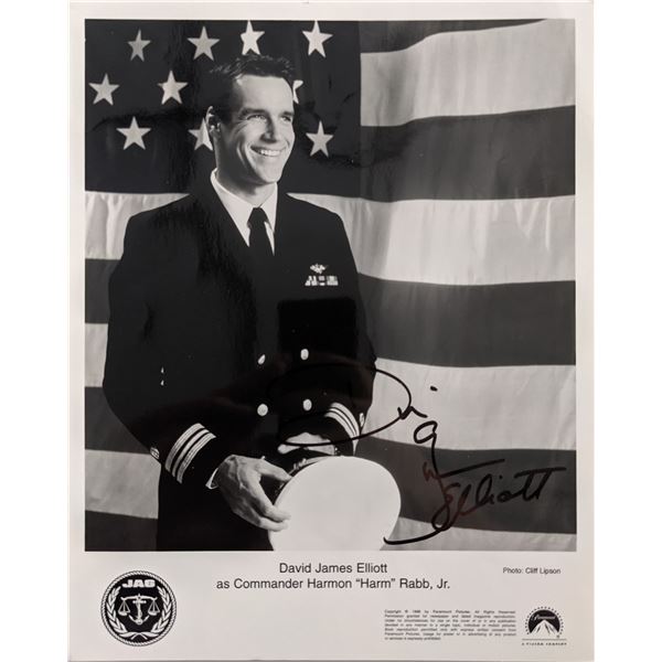 David James Elliott Signed Photo