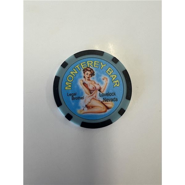 Monterey Brothel  poker chip