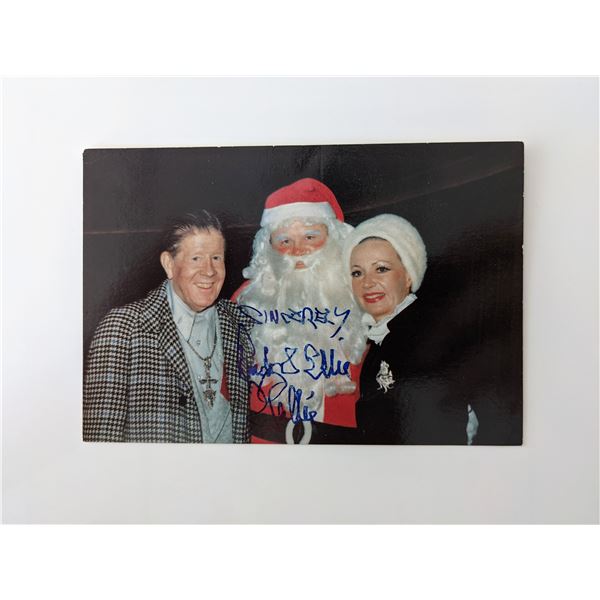 Rudy and Ellie VallŽe signed photo