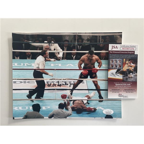 Michael Spinks signed photo. JSA