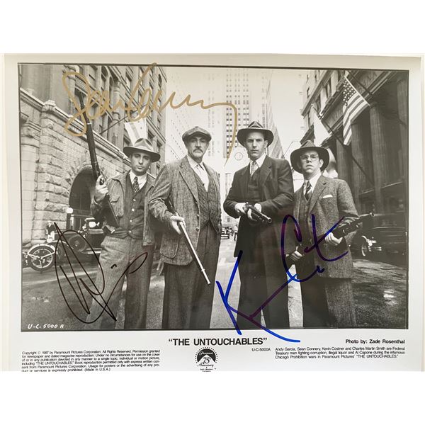 The Untouchables cast signed original 1987 vintage movie photo