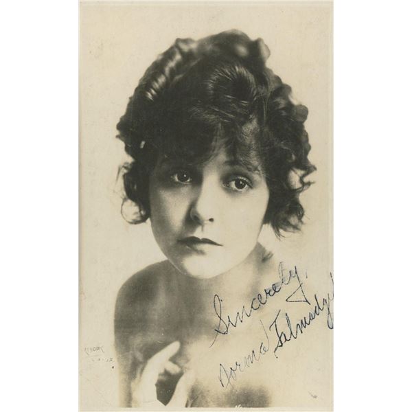 Norma Talmadge signed photo