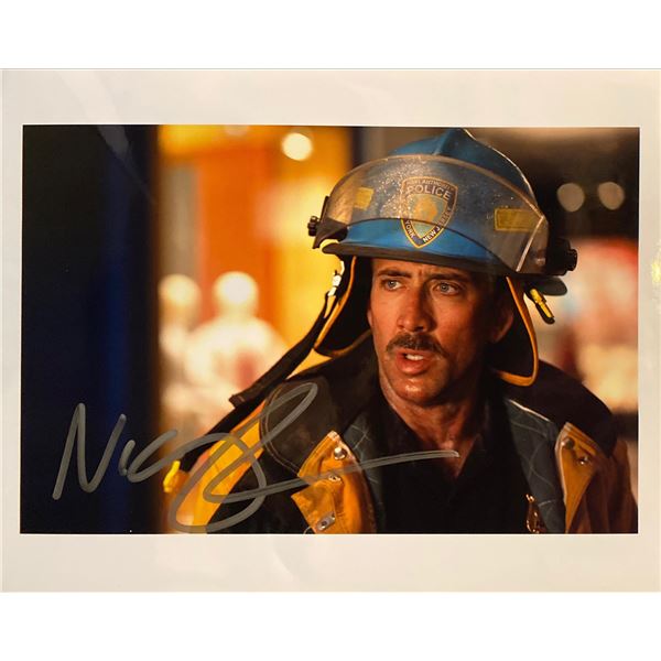 World Trade Center Nicolas Cage signed movie photo