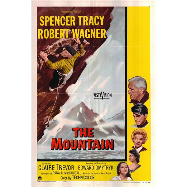 The Mountain Original 1956 Vintage One Sheet Poster