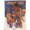 Image 1 : Shaquille O'Neal signed LSU litho
