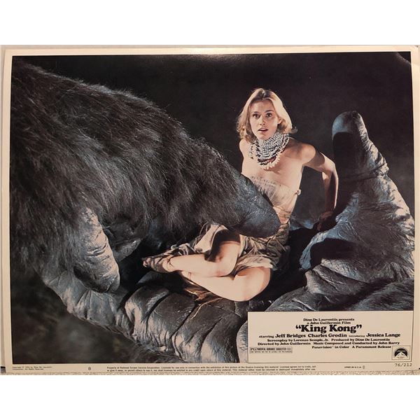 King Kong Original 1976 Vintage Lobby Card
