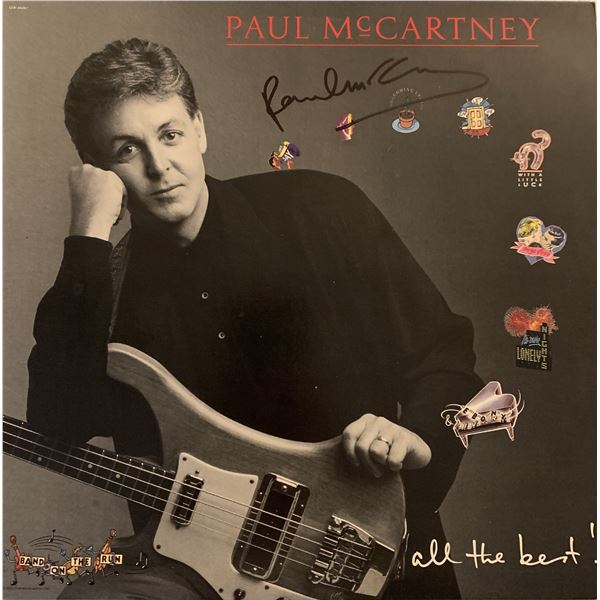 Paul McCartney All The Best signed album