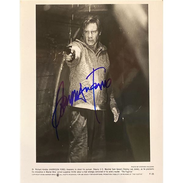 The Fugitive Harrison Ford Signed Movie Photo