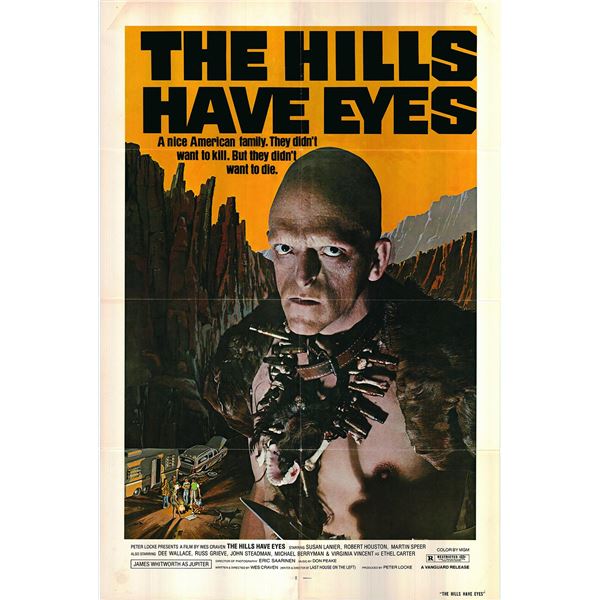The Hills Have Eyes Original 1977 Vintage One Sheet Poster